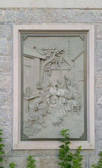 青石浮雕 用青石雕刻而成的精美工藝品 55圖