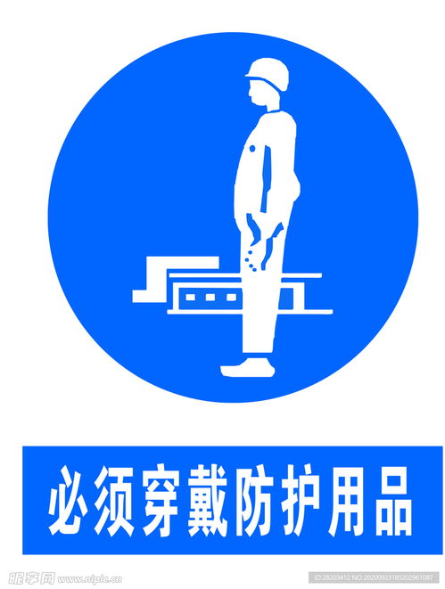 必須穿戴防護用品設計圖 標志圖標